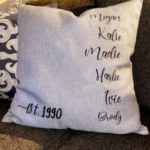 Custom Name Pillow